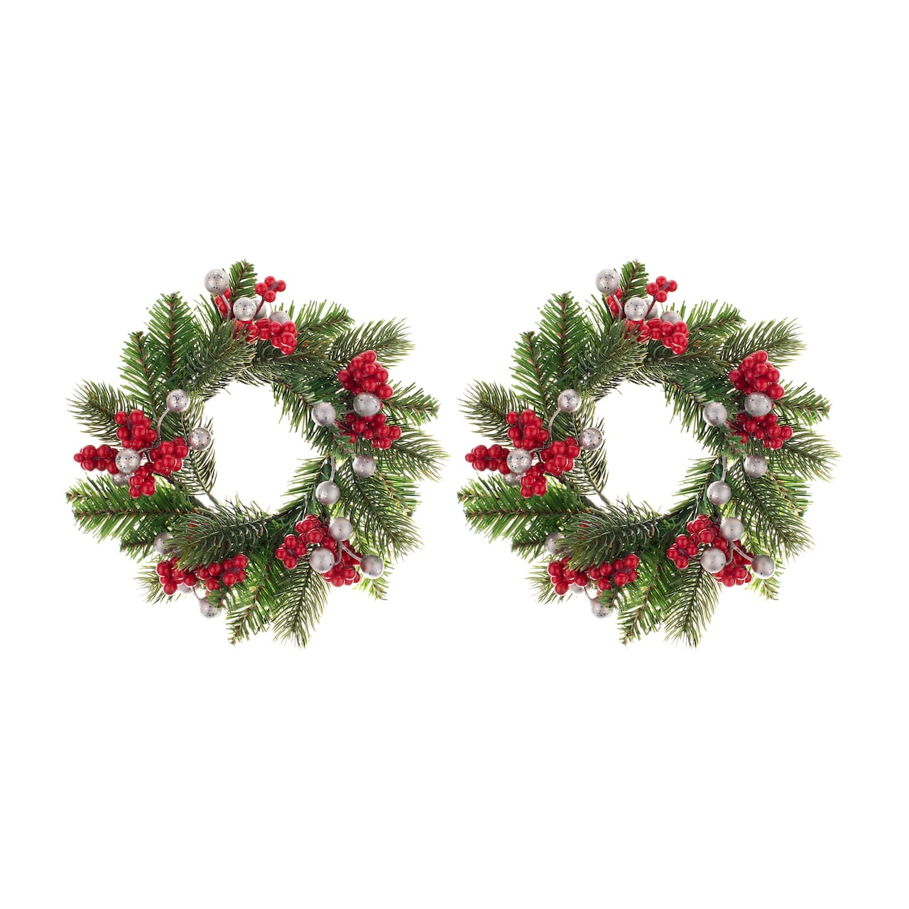 Silver Classic Adjustable Candle Ring Set